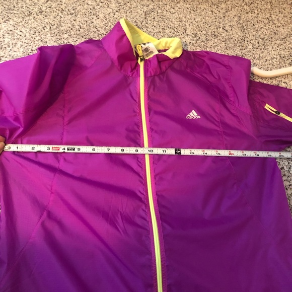 Adidas Lightweight Runner’s Windbreaker-sz Medium - Picture 7 of 7